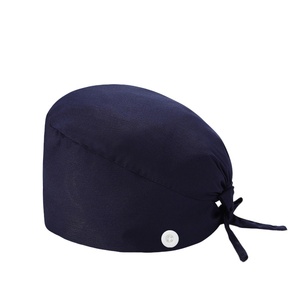 Gorros Quirúrgicos Médicos con Forro de Satén, Gorros de Enfermera Transpirables y Cómodos para Trabajar en Hospitales, Uniformes de Salud, Color Puro - Product Image 6