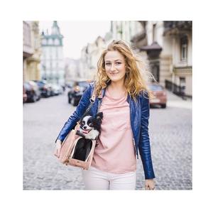 Haute qualité élégant petit chat et chien sac à main de voyage étanche mode sac de transport pour animaux de compagnie pour les aventures en déplacement - Product Image 2