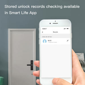 Serrure intelligente Tianlai X1 Ttlock, déverrouillage par empreinte digitale, contrôle par application Bluetooth, mot de passe, carte, télécommande pour hôtel - Product Image 5