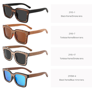 2025ใหม่แว่นกันแดดขาไม้เกรดสูงแว่นตากันแดดโพลาไรซ์ทรงสี่เหลี่ยมย้อนยุคสำหรับผู้ชายแว่นกันแดดเลนส์ UV400โพลาไรซ์แฟชั่น - Product Image 2