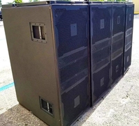 Subwoofer Pasif VT4880 Dual 18 Inch, Subwoofer Bertenaga Tinggi untuk Pertunjukan Panggung