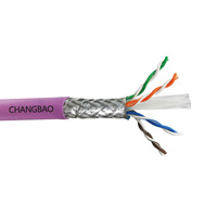 Cable Ethernet Cat6 SFTP Changbao - 4 Pares, Conductor CCA de 23AWG, Cable de Red RJ45 para Interiores, Cable Ethernet RJ45 Cat6 para Interiores