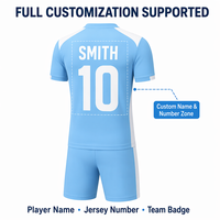 Uniforme de Fútbol Personalizado de Alta Calidad, Ligero, Transpirable y de Secado Rápido para Entrenamiento de Clubes