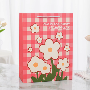 Bolsa de regalo personalizada con diseño floral en relieve al óleo de Monet, bolsa de papel artística, accesorio decorativo, bolsa de regalo de cumpleaños, set de regalo de recuerdo - Product Image 5