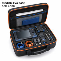 Maßgefertigte EVA-Testgeräte-Schutzhülle, Hartschalen-Transportbox mit Griff und Reißverschluss für Großhandelsverpackungen mit Logo
