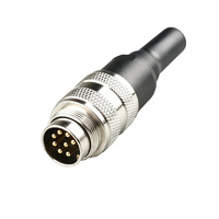 Connecteur d'aviation étanche en laiton M16 IP67 pour PCB aérospatiaux, 2345678 broches, 12 trous, 14/19/24 broches, mâle/femelle C091