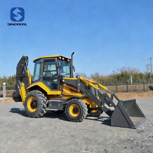 Chinesischer Radlader SRCX mit Heckbagger, 4x4 Frontlader, Allradantrieb, 1t 2T 8t für Kommunale Bauprojekte - Product Image 2