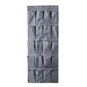 Over Door Oxford Fabric 20 Pocket Shoe Tidy Storage bag Organizer,Keep Your Room Clean,(Gray)