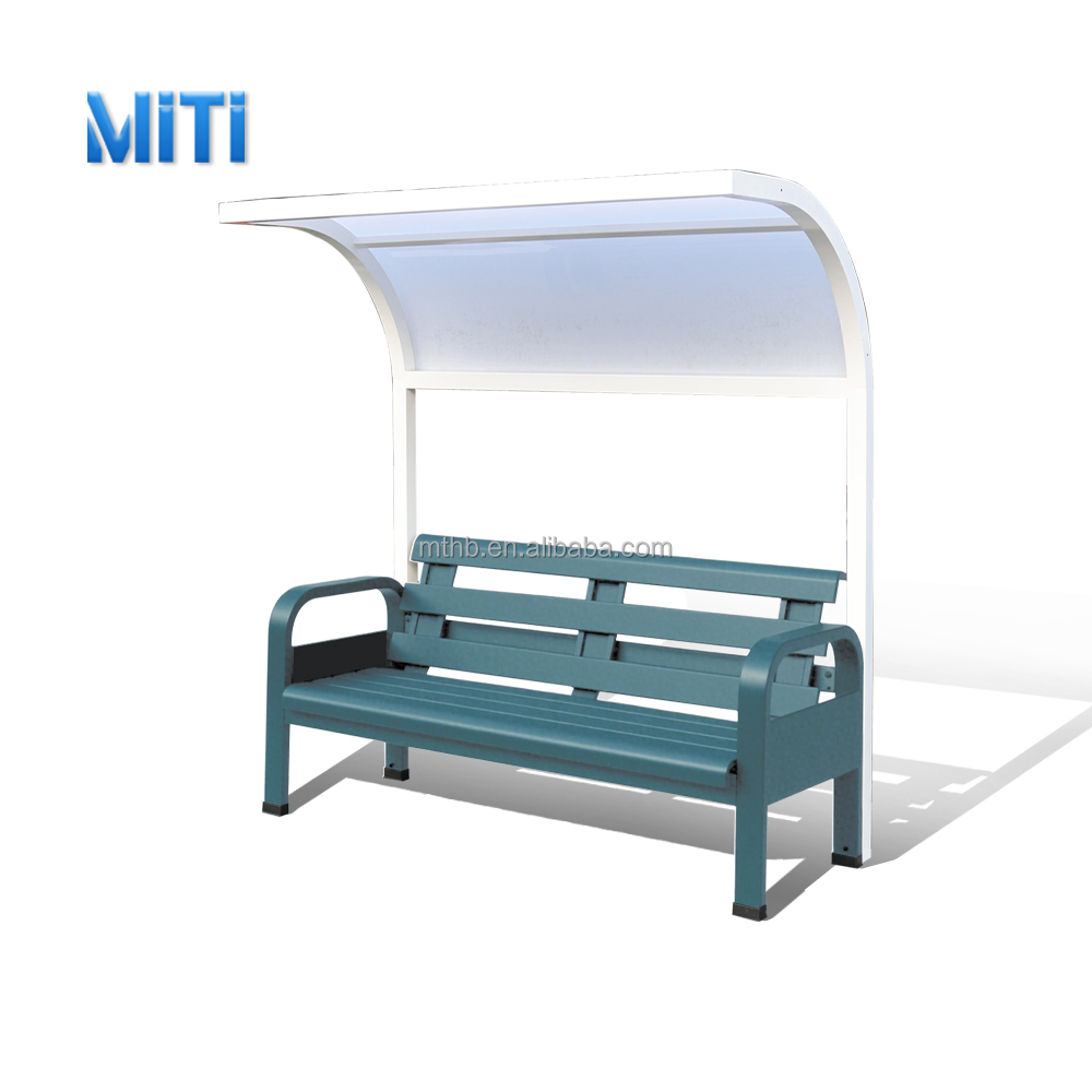 Silla individual verde + cobertizo