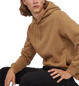 Sweatshirts d'hiver surdimensionnés à capuche en molleton imprimé à épaules tombantes pour hommes, vêtements personnalisables - Product Image 1