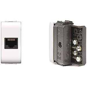 Presa Telefonica RJ11 'MYLIFE' 6/4 - Grigia - Product Image 1