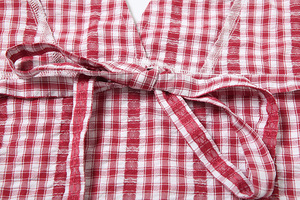 วิวิบลุค Z312ST02 ชุดฤดูร้อนสำหรับผู้หญิง เสื้อกล้ามเว้าลึกผูกเชือก ชุดกางเกงขาสั้นลายสก็อตเอวสูง ชุดสองชิ้น - Product Image 6