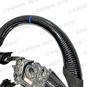 Volante per <span class=keywords><strong>Auto</strong></span> in Fibra di Carbonio Nera con LED, Personalizzabile, di Alta Qualità, Vendita Diretta dalla Fabbrica per <span class=keywords><strong>Pontiac</strong></span> <span class=keywords><strong>GTO</strong></span> - Product Image 5