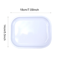 Plateau à rouler manuel personnalisé avec couvercle pour accessoires de kit, en zinc, par sublimation, petits plateaux à rouler, service de forge