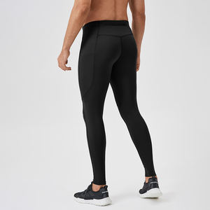 DTL-41347 legging pria cepat kering luar ruangan kebugaran lari elastis tinggi kantong sejuk penutup luka untuk - Product Image 6