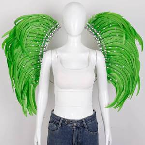 <span class=keywords><strong>Ali</strong></span> di Farfalla in Piume Morbide per Adulti, Donne e Ragazze, Costume da Fata per Halloween, Carnevale, Accessori per Mascherata e Fotografia - Product Image 5