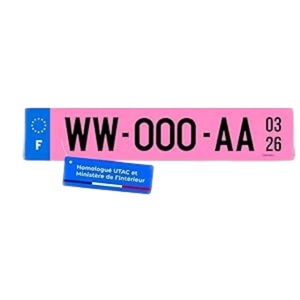 Placas de Matrícula Europeas para Sublimación con Película Reflectante de 12*6*0.2 Pulgadas de Aluminio, Placa de Matrícula Personalizada - Product Image 2