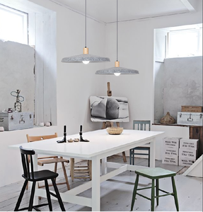 Suspension acoustique en feutre <span class=keywords><strong>gris</strong></span> à économie d'énergie, angle de faisceau 360°, garantie 2 ans, éclairage de <span class=keywords><strong>plafond</strong></span> pour maison, bureau, restaurant, taille moyenne - Product Image 2