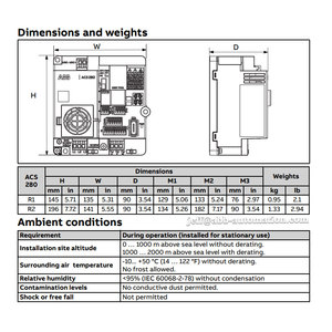แผ่นทำความเย็น ACS280 3 เฟส AC208V-240V ACS280-04S-03A7/06A9/09A8/12A2/17A5-2 ACS280-04S ACS280 ACS280-04S - Product Image 6