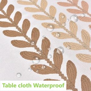 Premium PVC Tablecloth Durable <b>Plastic</b> Luxury <b>Table</b> <b>Cover</b> with Nonwoven Backing Simple Floral Style Everyday Home Use - Product Image 3