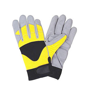 Gants de sécurité pour motocyclistes en cuir fendu de haute qualité OEM Gants de travail électriques avec une excellente protection des mains et des bras - Product Image 1