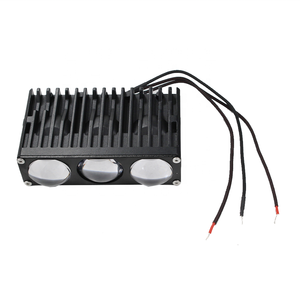 Nuova Luce LED per Griglia Auto 180W a 3 Lenti, Faro <span class=keywords><strong>Esterno</strong></span> Bicolore Adatto per Auto, Moto, Veicoli Fuoristrada e SUV - Product Image 1