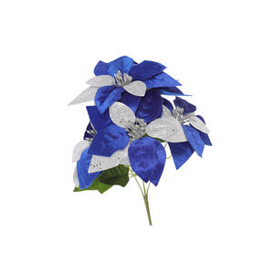 Directo <span class=keywords><strong>de</strong></span> fábrica, nueva decoración del hogar, Poinsettia, <span class=keywords><strong>flor</strong></span> <span class=keywords><strong>artificial</strong></span> <span class=keywords><strong>de</strong></span> Navidad para <span class=keywords><strong>Amazon</strong></span>, decoraciones navideñas - Product Image 5