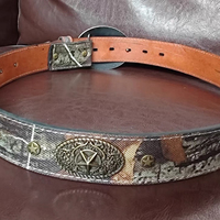 Conchos de ceinture Western Vente en gros pour boucles de ceinture-Embellissements décoratifs en alliage de zinc pour l'artisanat du cuir, accessoires de bricolage