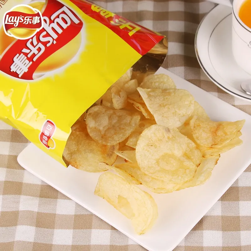 Gepofte Voedsel Groothandel Aardappel Chips Nieuwe Product Lijst Zakken Aardappel Chips
