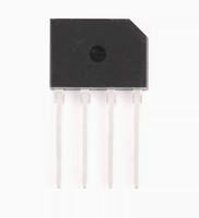 Diode redresseuse en pont KBP206 2A 600V KBP-4 (SIP-4) Monophasée Pleine Onde 2 Ampères 600 Volts KBP 206 en stock