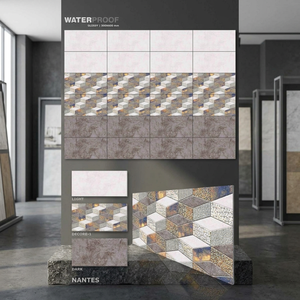 Nouvelle conception de carreaux muraux en céramique numérique 3D brillants 12x24 30x60cm 300x600mm, idéal pour les murs de cuisine, prix exportateur d'usine en Inde - Product Image 6