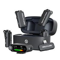 Hollyland LARK Max 2 Ultimate Combo (incluant l'écouteur de monitoring OWS) – Transmission audio 32 bits à chaîne complète, une innovation pionnière