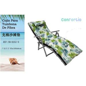 Tappetino da Spiaggia TUMBONA 55*174CM-9 Imbottito in Cotone con Cuscini e Poggiatesta per un Comodo Relax all'Aperto - Product Image 3