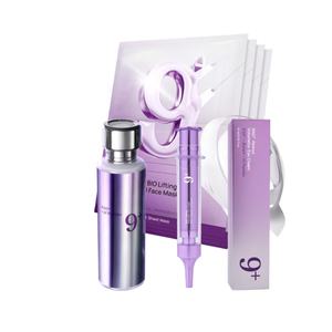 Ensemble de feuilles de lifting complet pour le visage de haute qualité n° 9, sérum éclaircissant NAD+ <span class=keywords><strong>BIO</strong></span> Squalène, tonique PDRN, crème hydratante pour le visage pour femmes - Product Image 2