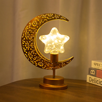 Lampe de Table en forme de lune sur mesure, lampes en forme de croissant de lune pour bébé, en métal, en cristal, pour une Ambiance intérieure Unique