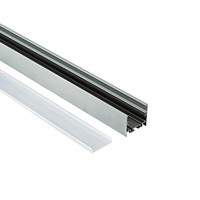 Profilé en aluminium LED suspendu 4035B avec dissipateur thermique et diffuseur PC pour éclairage linéaire, bureaux et éclairage commercial