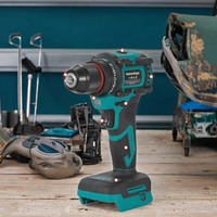 Perceuse sans fil Cisivis 18V, tournevis à vitesse variable sans clé 10 mm, moteur sans balais 2 vitesses OEM, 2000 mAh, outil électrique pour bricolage à domicile