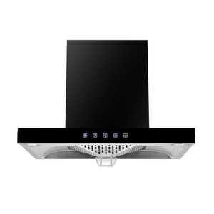 Campana extractora <span class=keywords><strong>de</strong></span> pared estilo T <span class=keywords><strong>de</strong></span> 60 cm o 90 cm <span class=keywords><strong>de</strong></span> ancho, chimenea <span class=keywords><strong>de</strong></span> cocina <span class=keywords><strong>de</strong></span> acero inoxidable con luz LED - Product Image 6