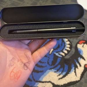 Stylo à bille multifonctionnel personnalisé en métal avec capteur de gravité, 4 recharges gratuites incluses, crayon mécanique avec gomme - Product Image 5