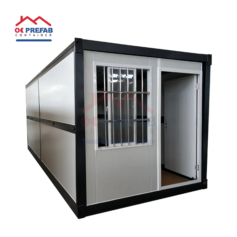 Modular Office Panel 20 40Ft Prefab Quarto Portátil Dobrável Expansível Modular Prefab House Home Container House Preço