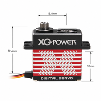 XQ-Power 中型 10KG 15KG 数字伺服电机 180 210 度防水金属遥控车机器人手臂遥控舵机