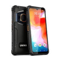 Smartphone robuste UNIWA NR6600 5G Android 12 12 Go 256 Go 6,6 pouces FHD 8000 mAh 108 MP IP68 NFC OTG
