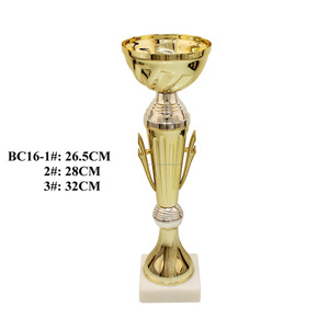 Último diseño de alta calidad Custom Music Award Trofeo de fútbol Baloncesto Champions League Metal Trophy Cup - Product Image 6