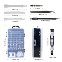 Prix d'usine - Ensemble d'outils de démontage et d'entretien pour téléphone portable et ordinateur - 115 tournevis de précision