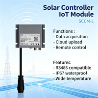 Module IoT LoRaWAN SCCML prenant en charge les bandes de fréquences, compatible avec le contrôleur de lampadaires solaires SRNE, gestion à distance via application mobile Cloud