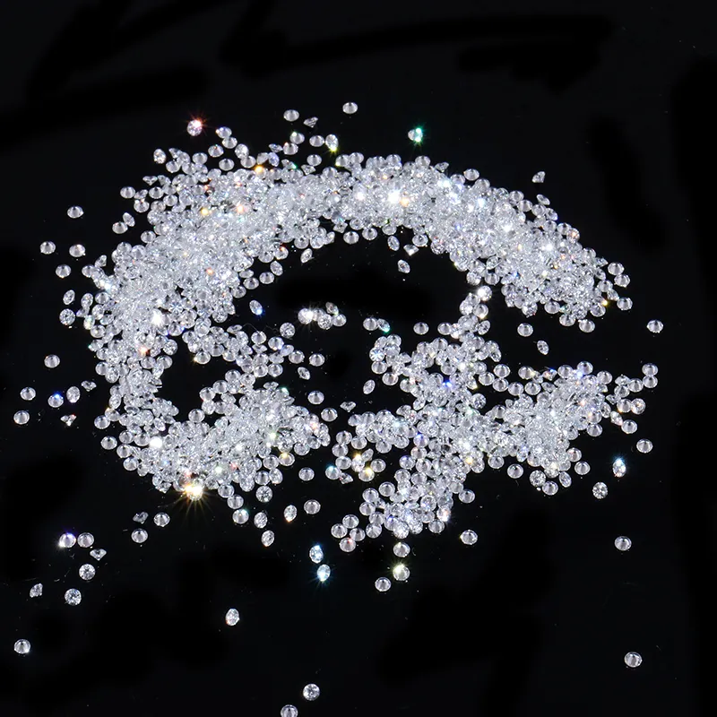 Melee Lab Grown Diamond Wit 1ct Cvd/Hpht Diamant Ronde Cut Vvs Duidelijkheid Gepolijst Lab Diamonds Prijs Per Karaat