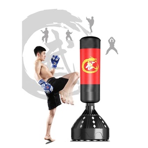 Pesante Freestanding Trasporto Del Basamento Calcio KickBoxing <span class=keywords><strong>Boxe</strong></span> Punching Bag Sacchetto di Sabbia con la Tazza di Aspirazione di Base per Adulti - Product Image 5