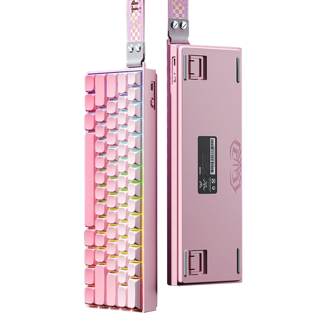 AULA MINI60 HE Magnetic Switch Mechanical Keyboard Wireless Tri-mode 0.01RT 8K 0 Dead Zone RGB Hot-swap Gaming Keyboard
