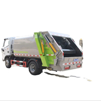 Grand camion compacteur de déchets Euro6 avec moteur Cummins 195HP/230HP en option et boîte de vitesses manuelle rapide à 8 rapports