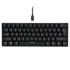 Cool 60 Prozent Keyboard Coputa Gaming Hotswap Backlit Keyboard Gaming Mini Customizable 60% Mechanical Gaming K